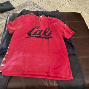 Cali Shirt Red Size L Brand New